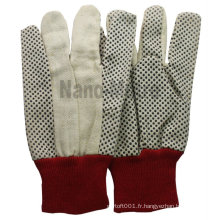 NMSAFETY 10 OZ Mesdames travaillent des gants de coton gants à pois